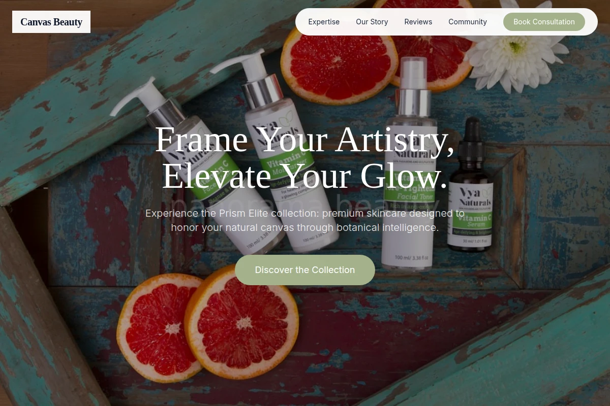 Canvas Beauty Products